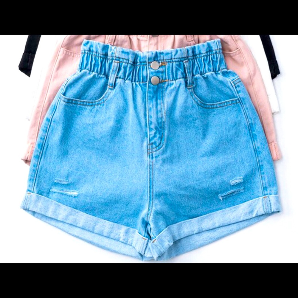 Denim shorts